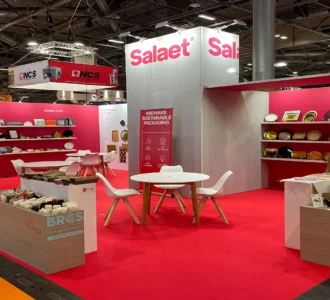 Ikonic360 Salaet stand Feria All4packing Paris Francia